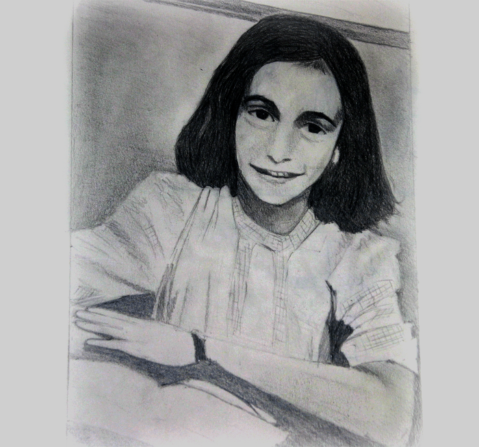 'Anne Frank', Bleistift, 2005