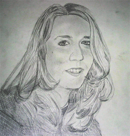 'Nina', Bleistift, 2005