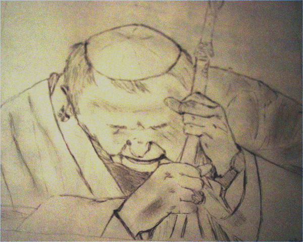 'Demut', Bleistift, 2005
